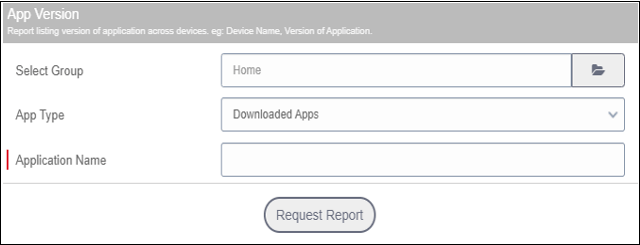 Request_App_Version_Report