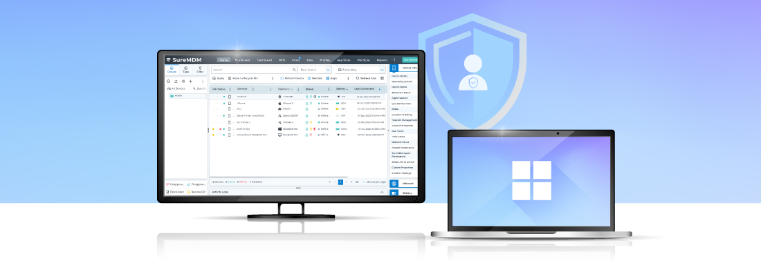 Windows device enrollment guide with SureMDM