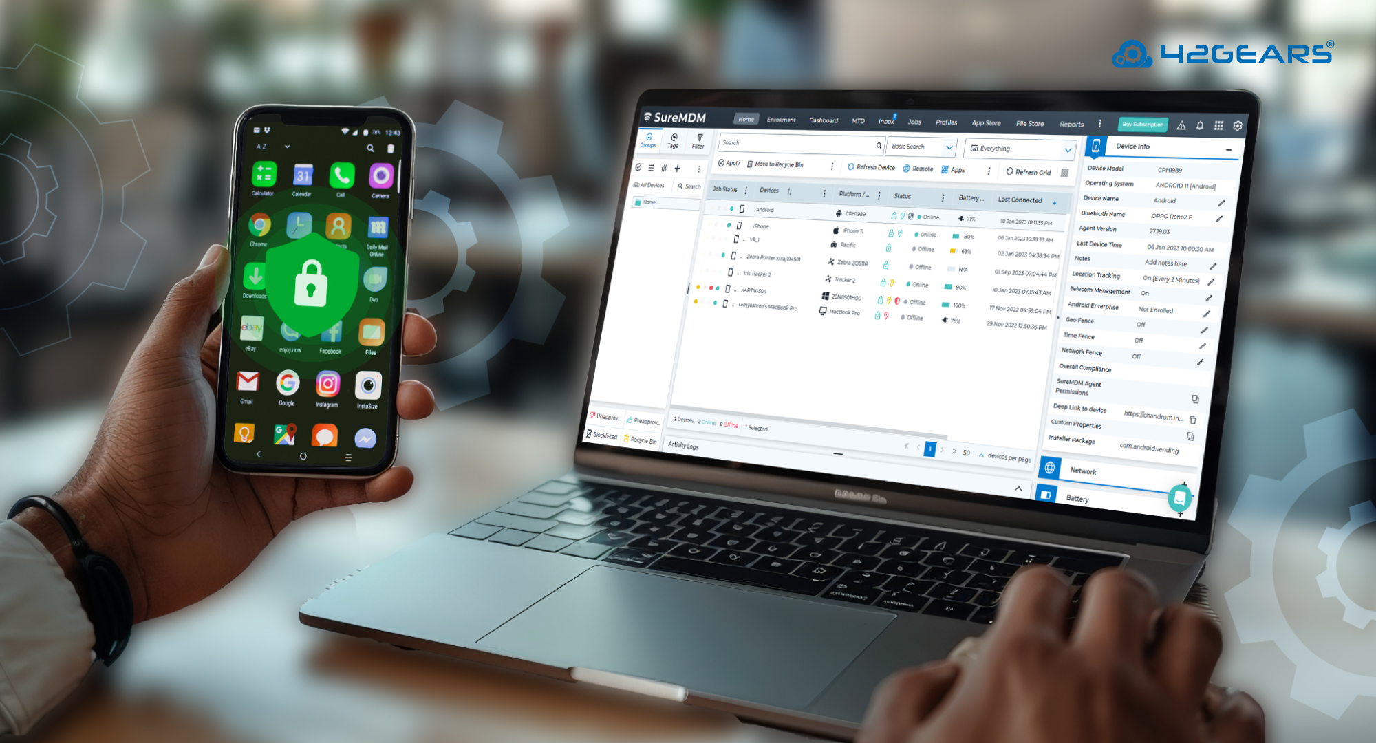 Lock apps on Android