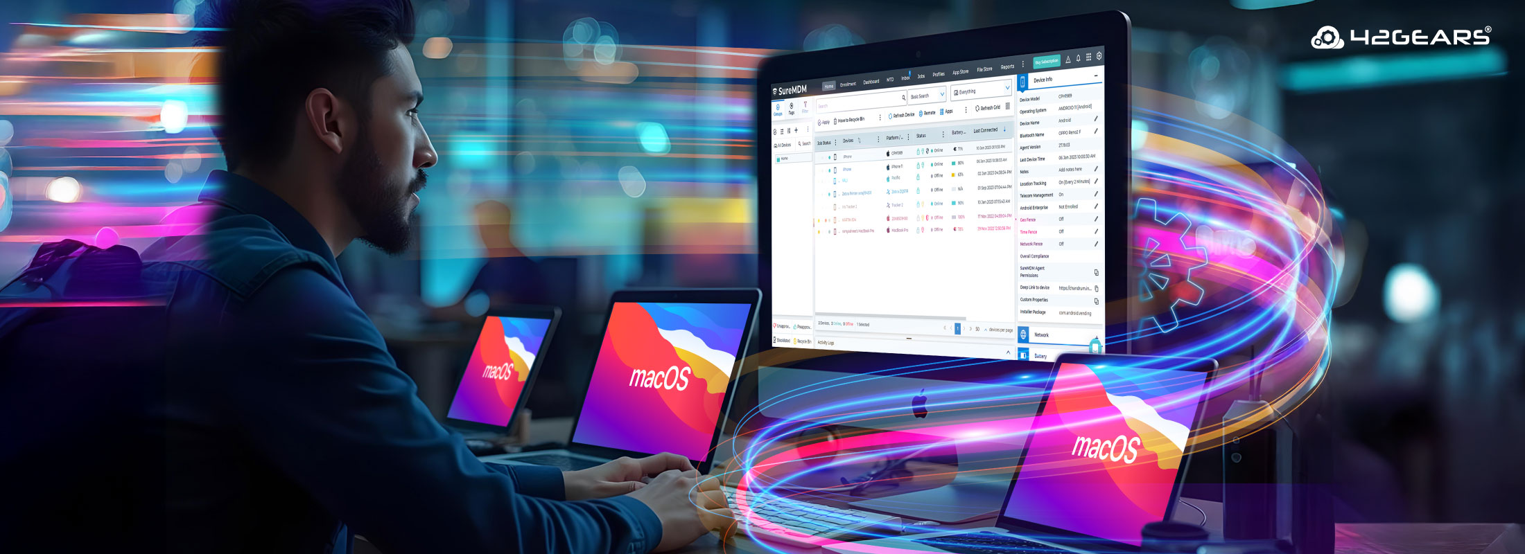 SureMDM macos device enrollment methods