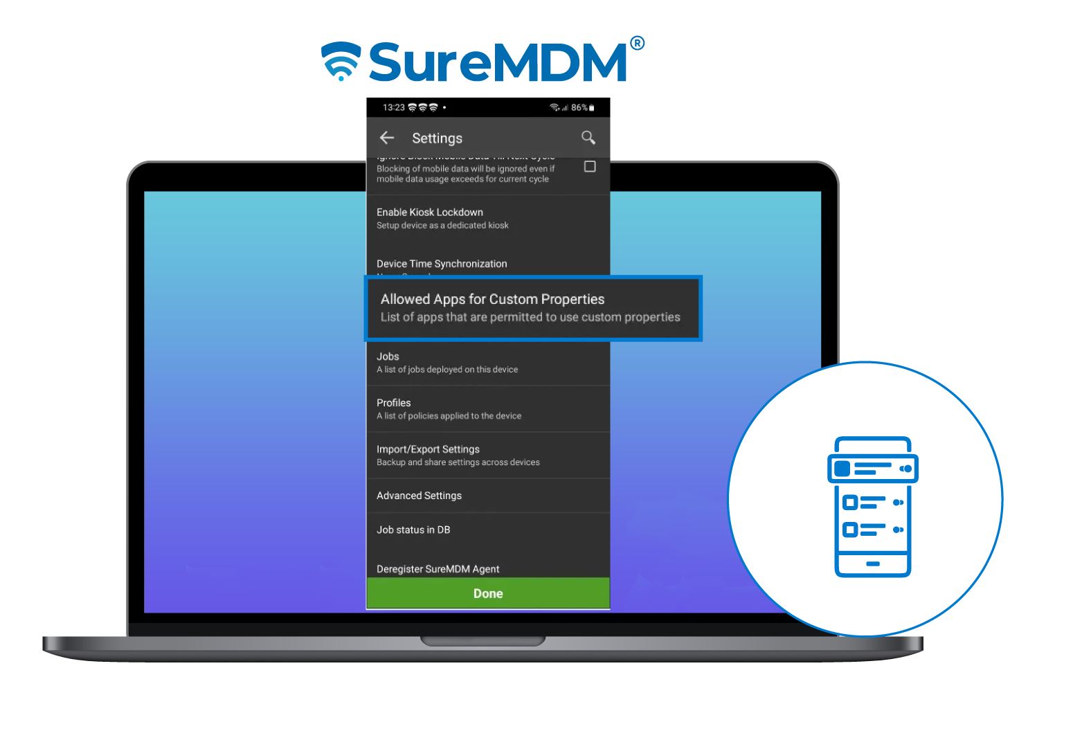 Allowlisted Apps for Custom Properties