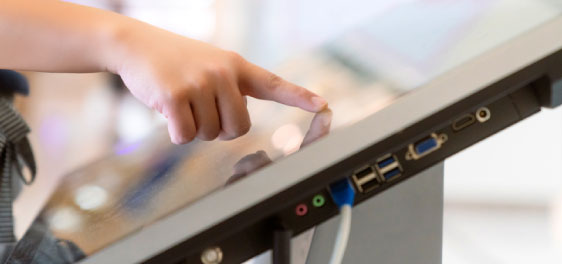 Kiosk mode enhancing guest services