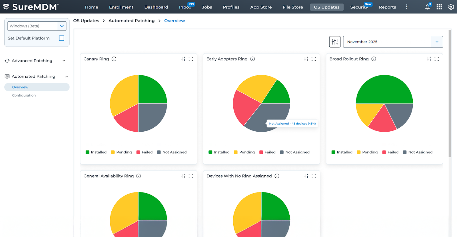 Windows Automated Patching with SureMDM