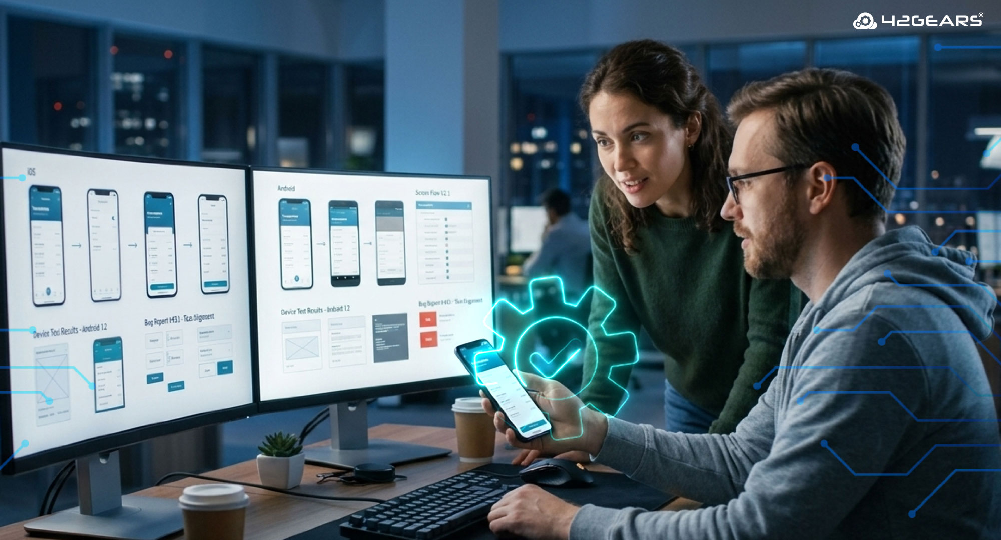 Mobile app testing on real devices using private device farms and a comprehensive QA checklist