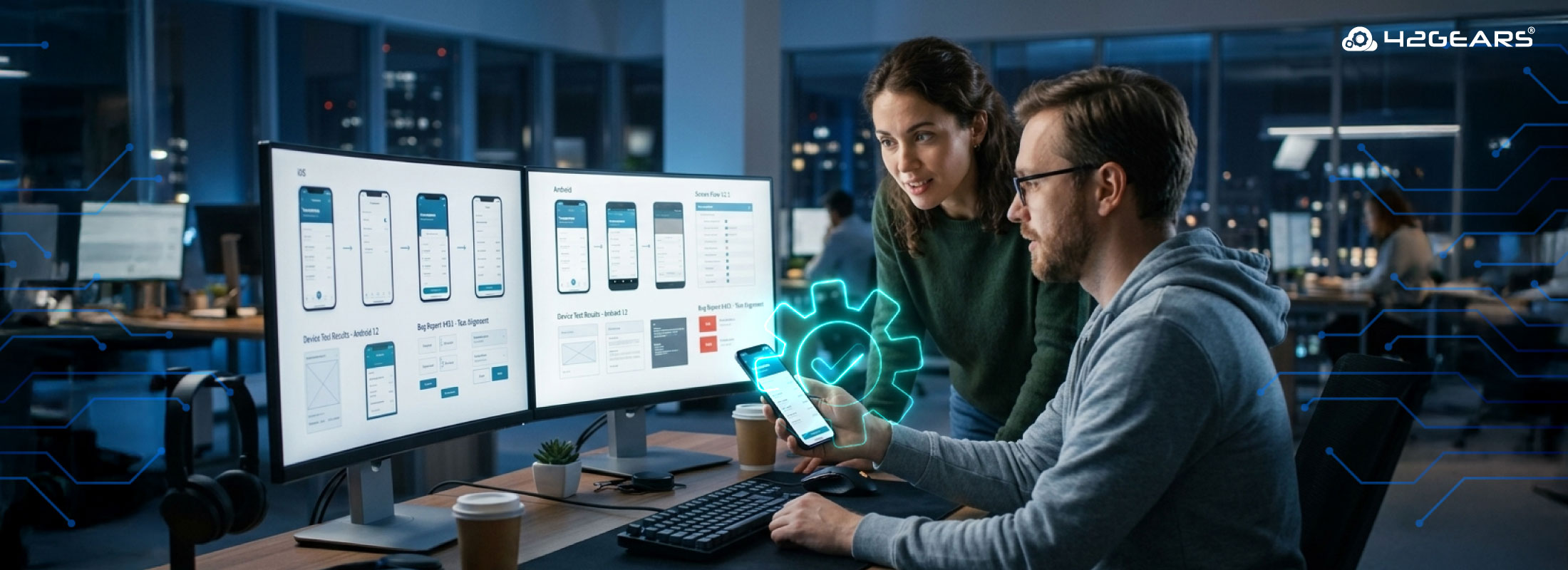 Mobile app testing on real devices using private device farms and a comprehensive QA checklist