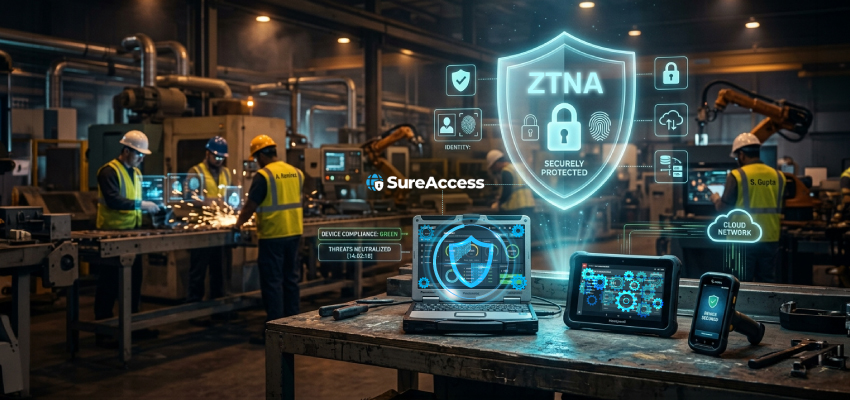 Zero Trust Security with ZTNA and MTD in Manufacturing