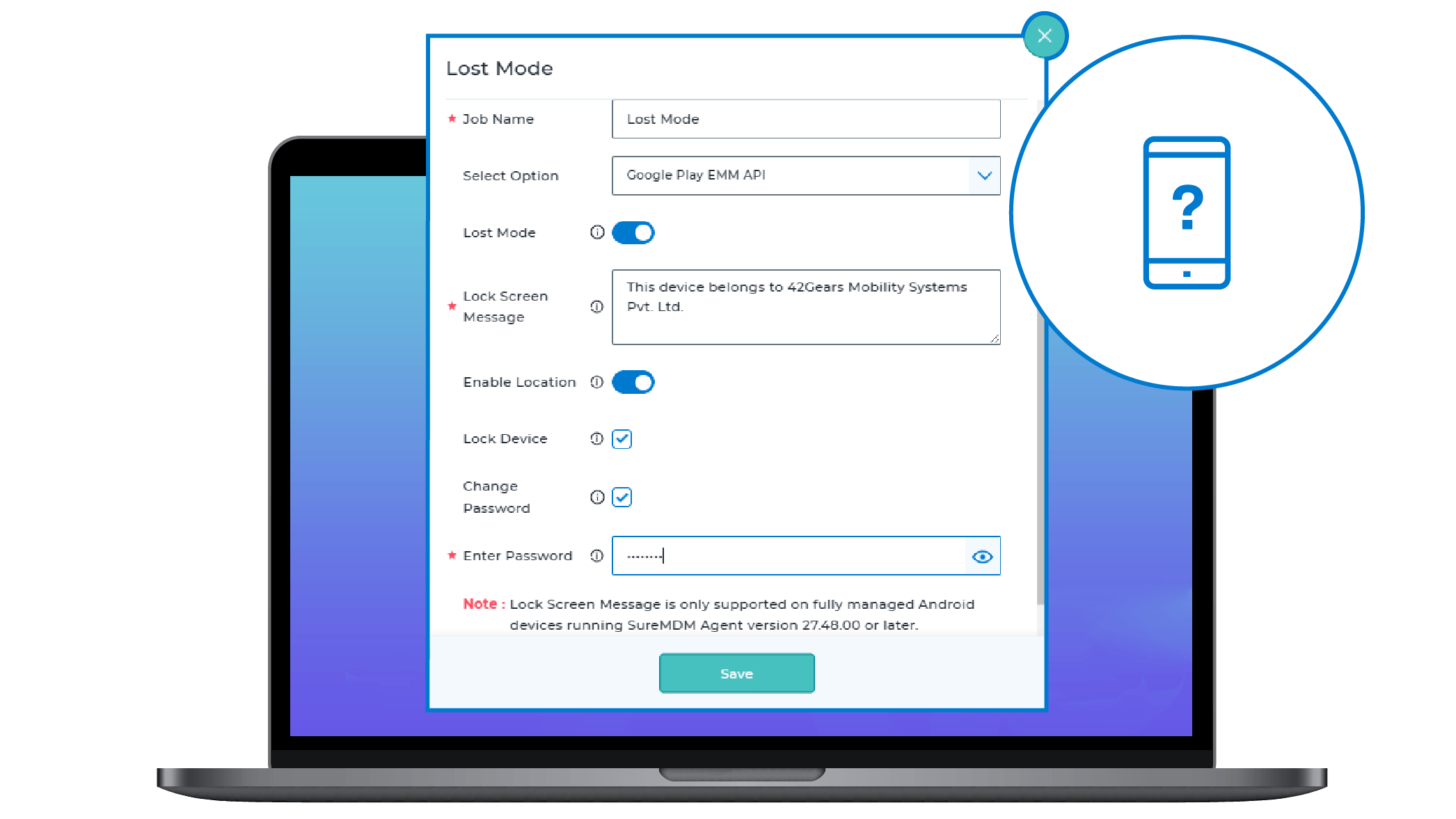 Lock, locate, and display a contact message on lost or stolen devices using Lost Mode